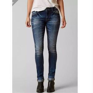 Rock Revival Remix Vintage Blue Mid Rise Skinny Jeans